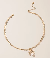 Glitz Bow Necklace