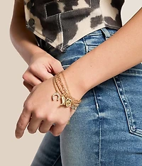 4 Pack Western Pendant Bracelet Set