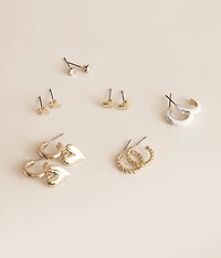 6 Pack Sweet Earring Set