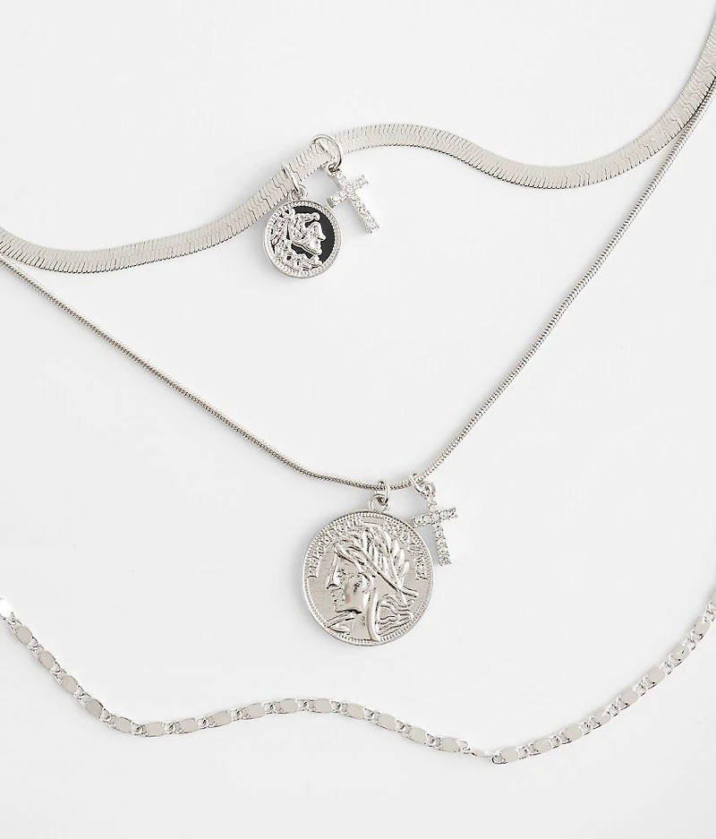3 Pack Charm Necklace Set