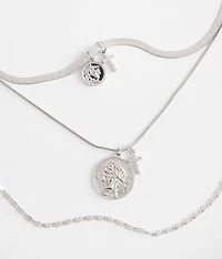 3 Pack Charm Necklace Set