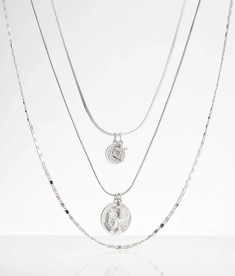 3 Pack Charm Necklace Set