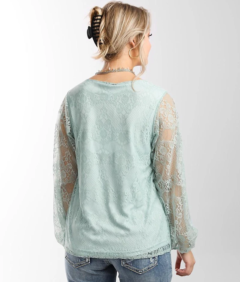 Floral Lace Top