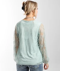 Floral Lace Top
