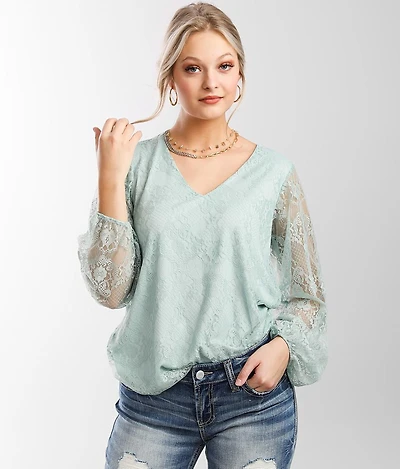 Floral Lace Top