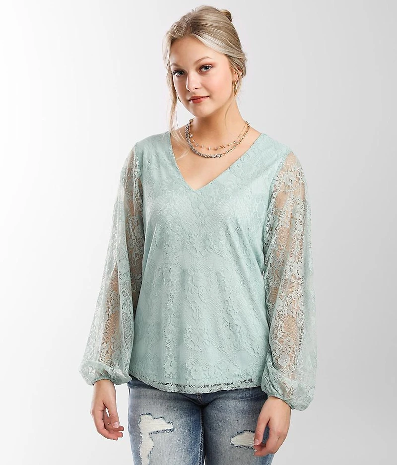 Floral Lace Top