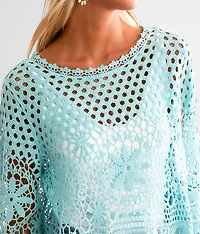 Eyelash Crochet Lace Top