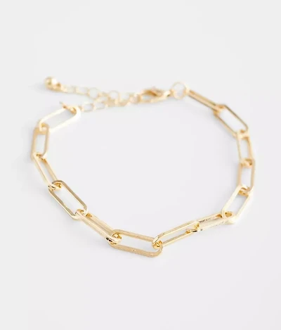 Paperclip Chain Bracelet