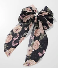 Floral Bow Barrette