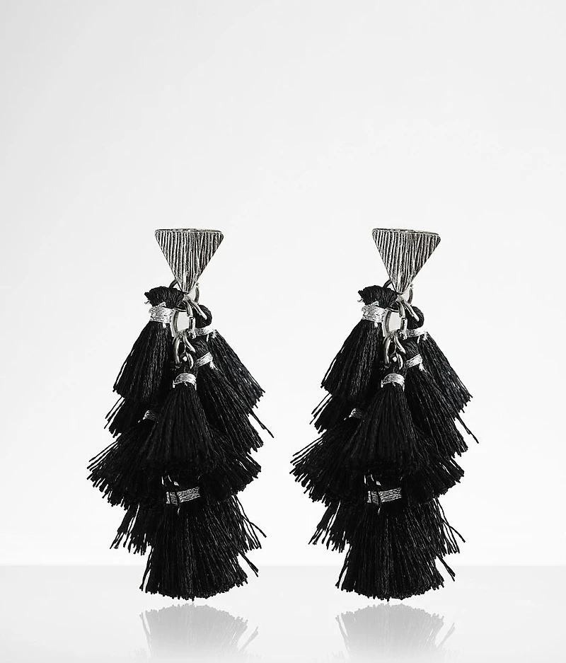 Multi Tassel Earring