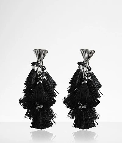 Multi Tassel Earring