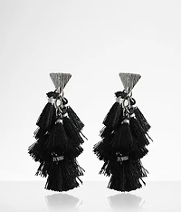 Multi Tassel Earring