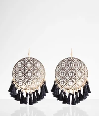 Filigree Tassel Earring