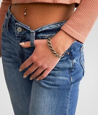 Woven Bead Slider Bracelet