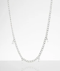 Rhinestone Charm Necklace