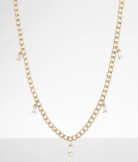Rhinestone Charm Necklace