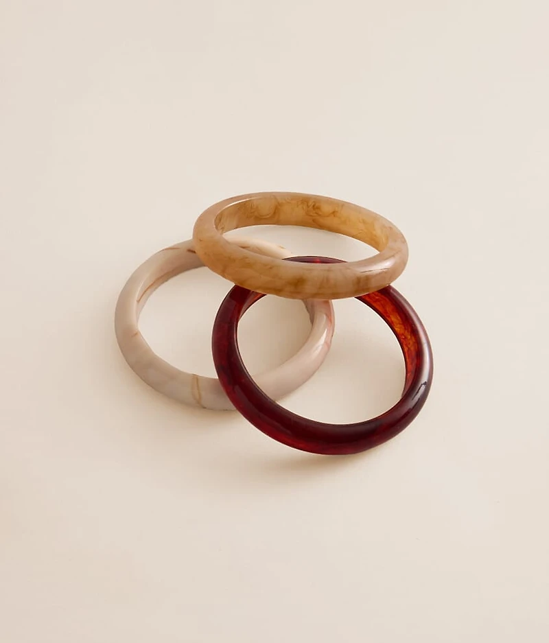 3 Pack Bangle Bracelet Set