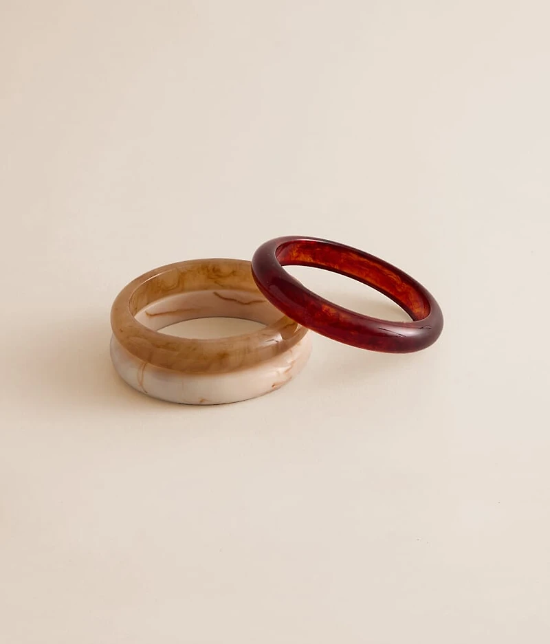 3 Pack Bangle Bracelet Set