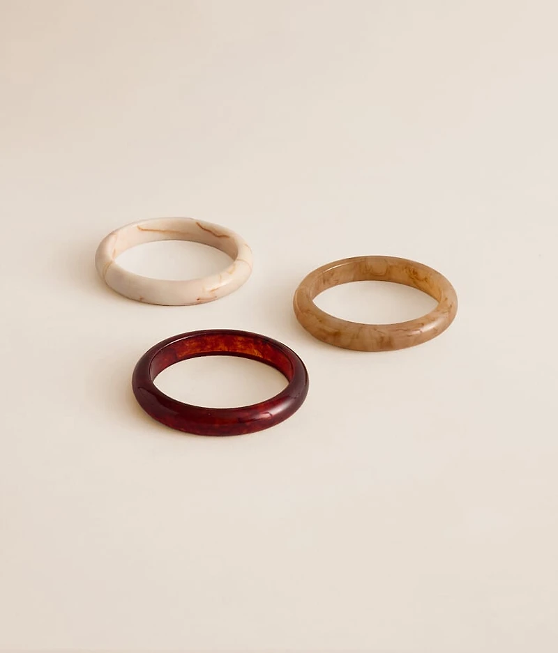 3 Pack Bangle Bracelet Set