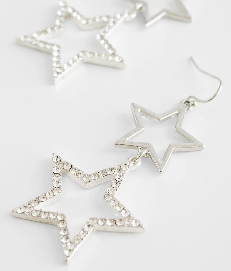 Glitz Star Drop Earring