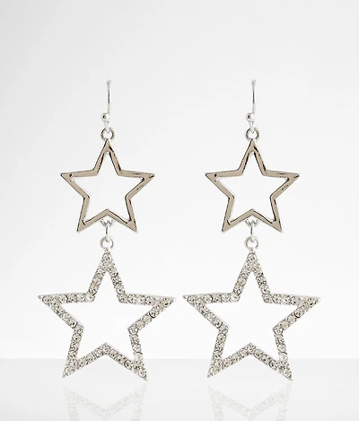 Glitz Star Drop Earring