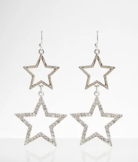 Glitz Star Drop Earring