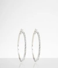 Glitz Hoop Earring