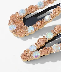 2 Pack Glitz Hair Barrettes