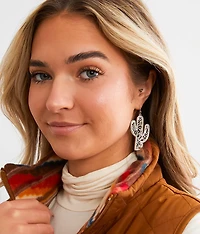 Cactus Drop Earring