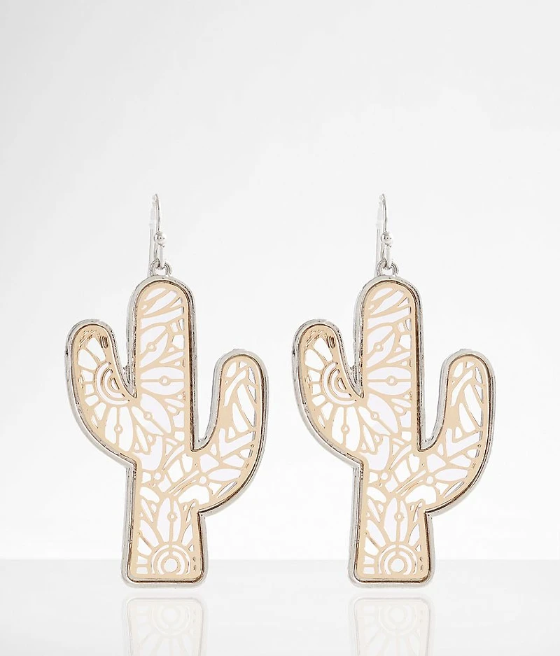 Cactus Drop Earring