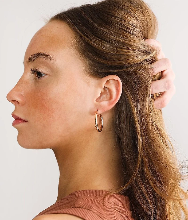 3 Pack Hoop Earring Set