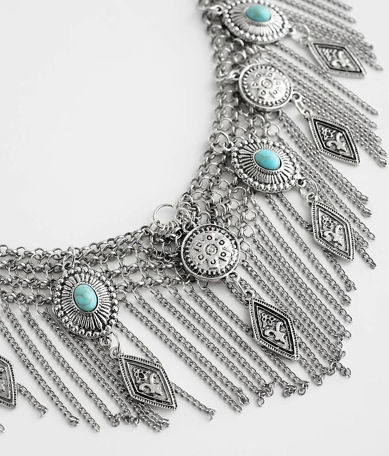 Statement Fringe Necklace