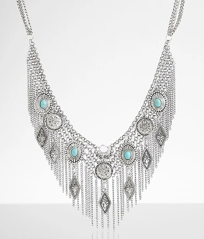 Statement Fringe Necklace