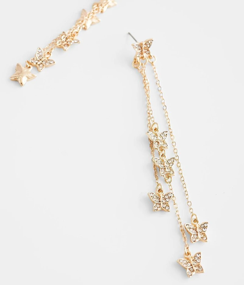 Butterfly Fringe Earring