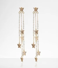 Butterfly Fringe Earring