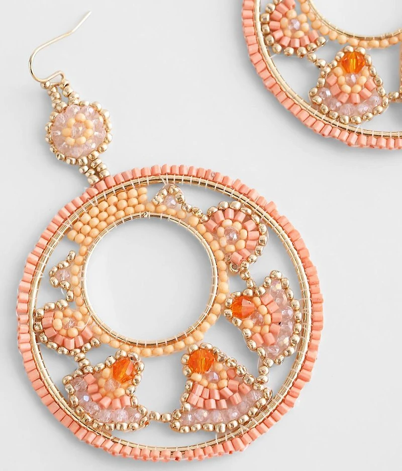Beaded Drop Earring