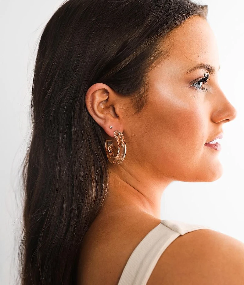 Pressed Flower Earring