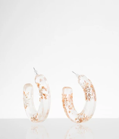 Pressed Flower Earring