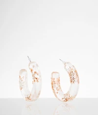 Pressed Flower Earring