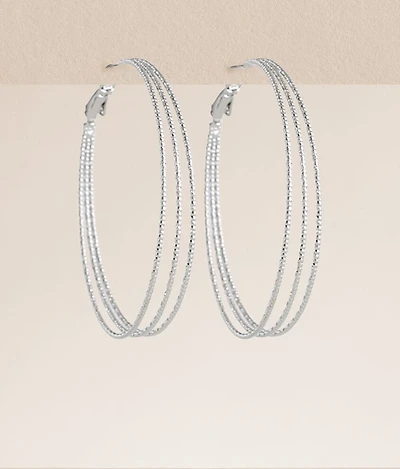 Layered Hoop Earring