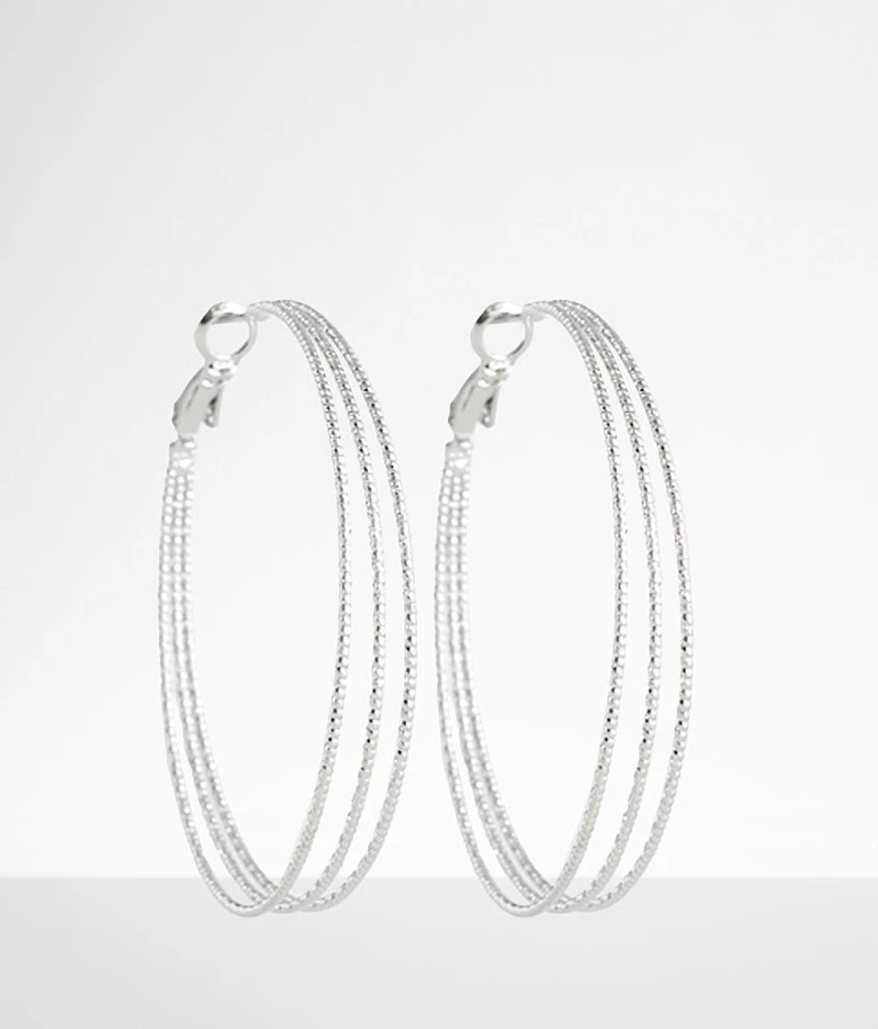 Layered Hoop Earring