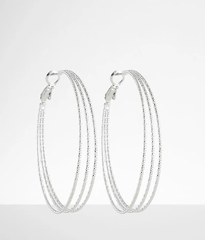 Layered Hoop Earring
