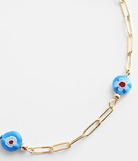 Flower Bead Ankle Bracelet