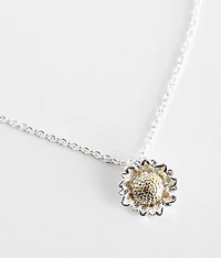 Sunflower Pendant Ankle Bracelet
