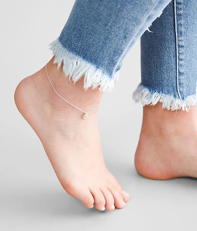 Sunflower Pendant Ankle Bracelet