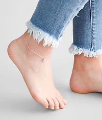 Sunflower Pendant Ankle Bracelet