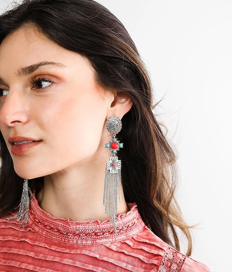 Southwestern Fringe Earring