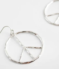Peace Sign Earring