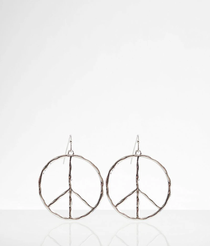 Peace Sign Earring