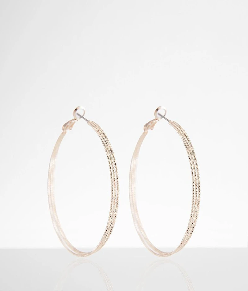 Hoop Stud Earring